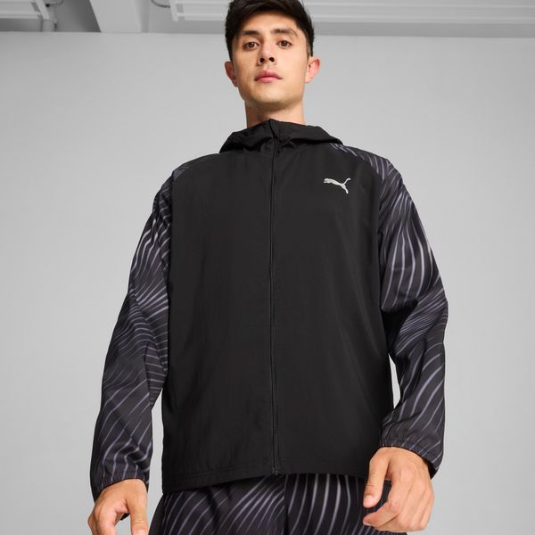 PUMA Men's Puma Run Favorite's Jacket, Black, Size M, Clothing