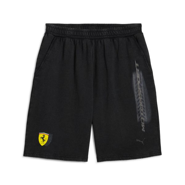 PUMA Men's Puma Scuderia Ferrari Desert Sun Shorts, Black, Size M, Motorsport