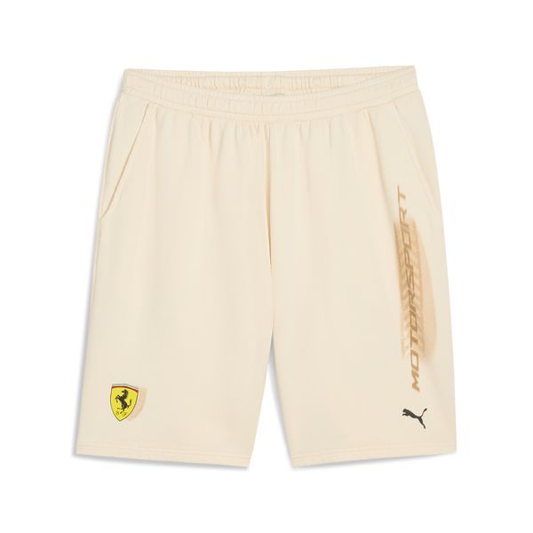 PUMA Men's Puma Scuderia Ferrari Desert Sun Shorts, White, Size XL, Clothing