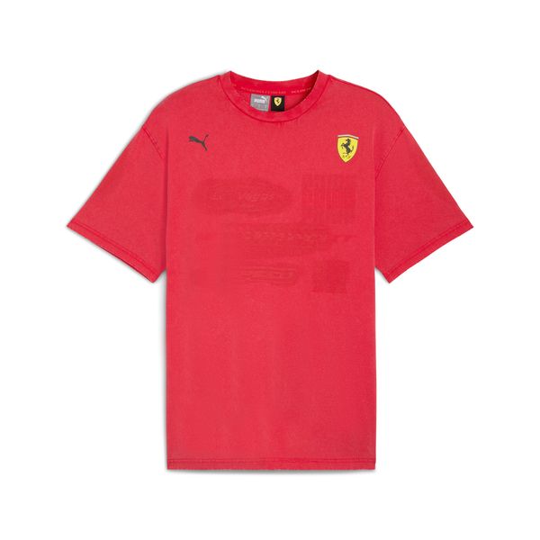 PUMA Men's Puma Scuderia Ferrari Desert Sun T-Shirt, Red, Size XXL, Clothing