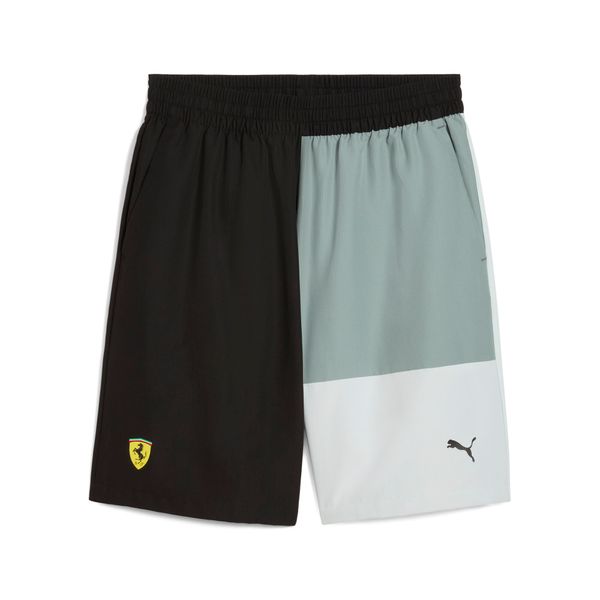 PUMA Men's Puma Scuderia Ferrari Race Lifestyle Shorts, Green, Size L, Sports