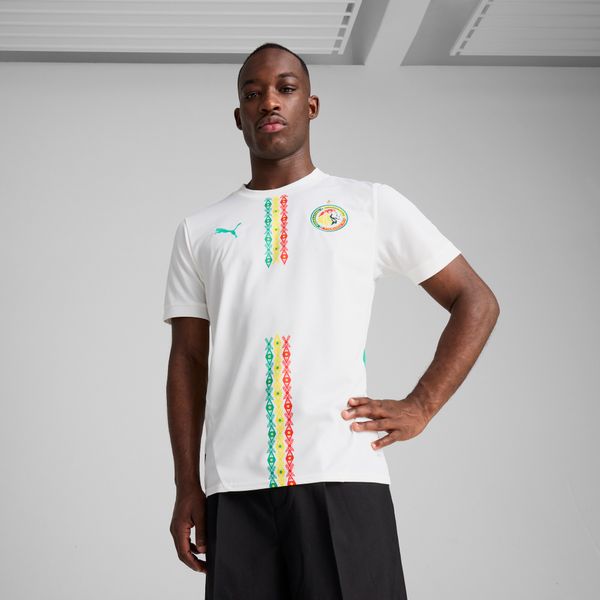 PUMA Men's Puma Senegal 2025 Home Jersey, White, Size XL, Clothing