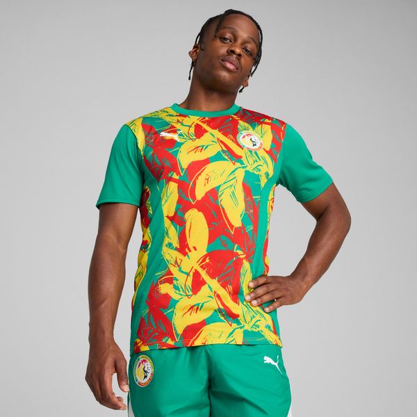 PUMA Men's Puma Senegal 2025 Pre-match Jersey, Green, Size XS, Clothing