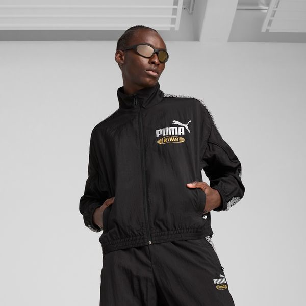PUMA Men's Puma Special Items KING Track Jacket, Black, Size M, Clothing