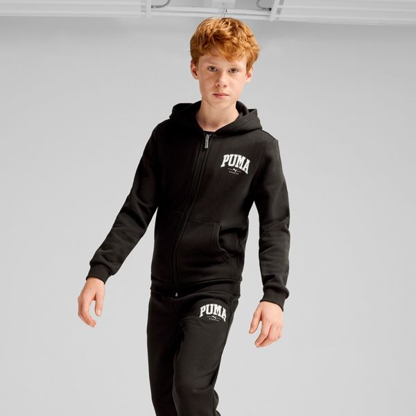 PUMA Men's Puma SQUAD Sweat Suit Youth, Black, Size 9-10Y, Clothing