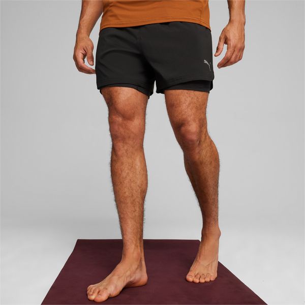 PUMA Men's Puma Studio Foundations's Shorts, Black, Size XS, Clothing