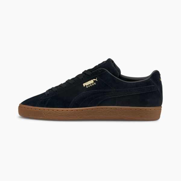 PUMA Men's PUMA Suede Gum Trainers, Black/Gum