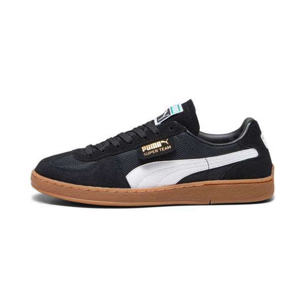 PUMA Men's Puma Super Team OG Sneakers, Black, Size 40.5, Shoes