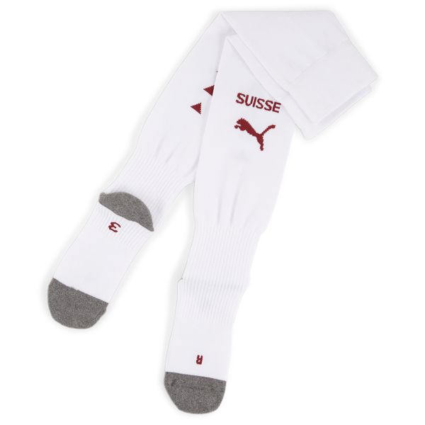 PUMA Men's Puma Switzerland Logo Football Socks, White, Size 39-42, Clothing