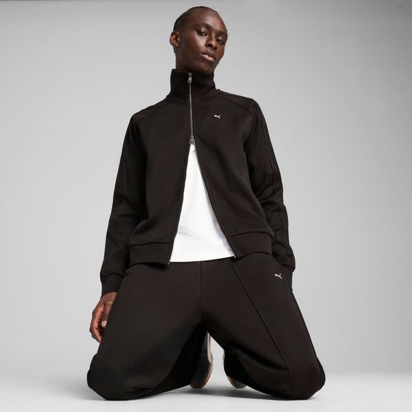 PUMA Men's Puma T7 Track Jacket, Black, Size XS, Clothing