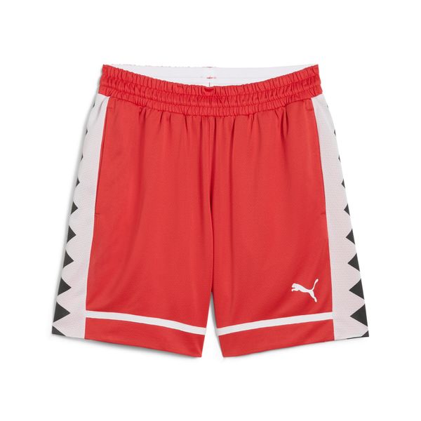 PUMA Men's Puma The All Jaws Basketball Shorts, Red, Size XL, Sports