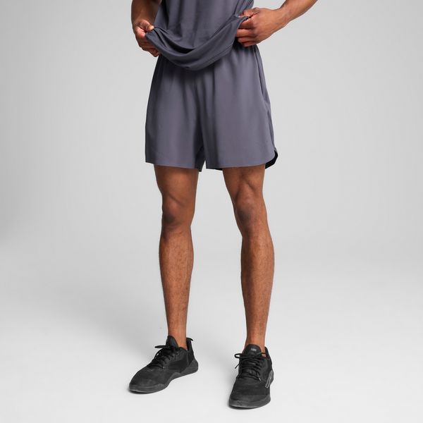 PUMA Men's Puma TRAINING TECH 2-in-1 Shorts, Gray, Size M, Clothing