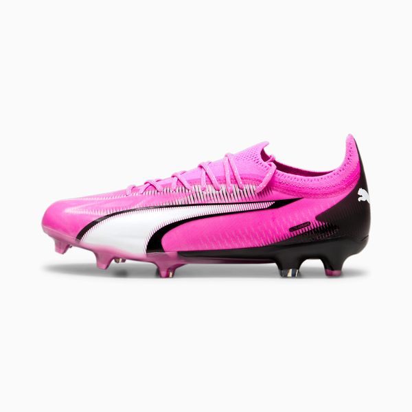 PUMA Men's PUMA Ultra Ultimate FG/AG Football Boots, Poison Pink/White/Black