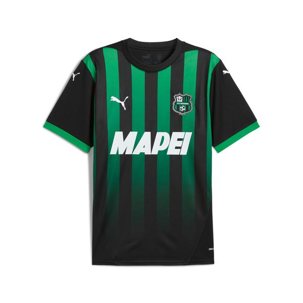 PUMA Men's Puma US Sassuolo Calcio 24/25 Home Jersey, Black, Size L, Sport