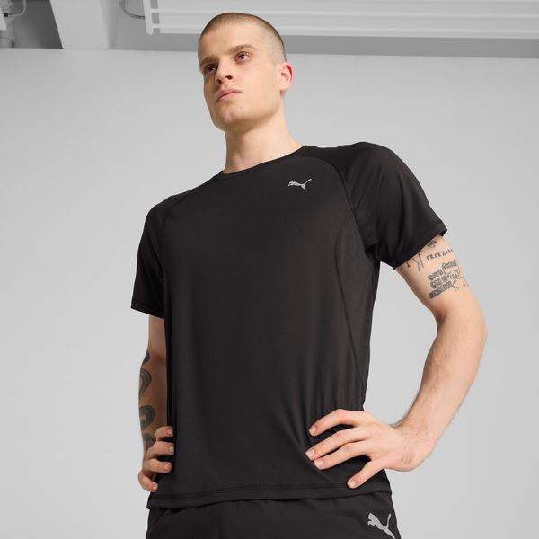 PUMA Men's Puma VELOCITY Running T-Shirt, Black, Size M, Clothing