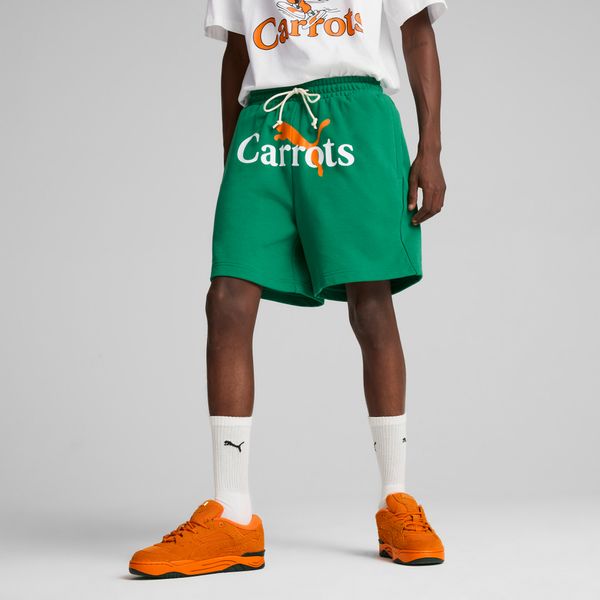 PUMA Men's Puma x Carrots's Shorts, Green, Size XS, Clothing