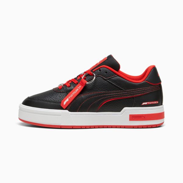 PUMA Men's PUMA x F1 Ca Pro Sneakers, Black/Pop Red