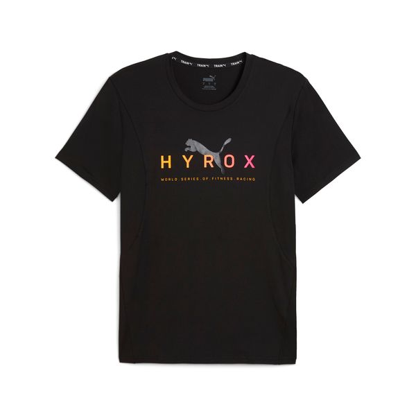 PUMA Men's Puma x HYROX Always Clouds T-Shirt, Black, Size XXL, Clothing