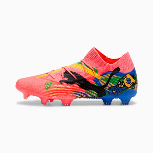 PUMA Men's PUMA x Neymar Jr Future 7 Ultimate FG/AG Football Boots, Sunset Glow/Black/Sun Stream