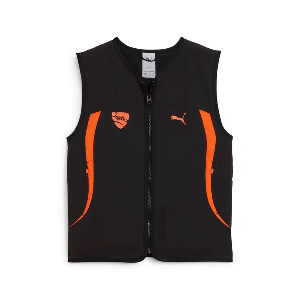 PUMA Men's Puma x ROCKET LEAGUE Vest Youth, Black, Size 13-14Y, Clothing