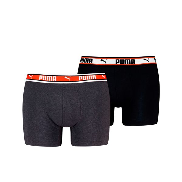 PUMA Men's Puma's Boxer Briefs 2 pack, Green, Size M, Clothing