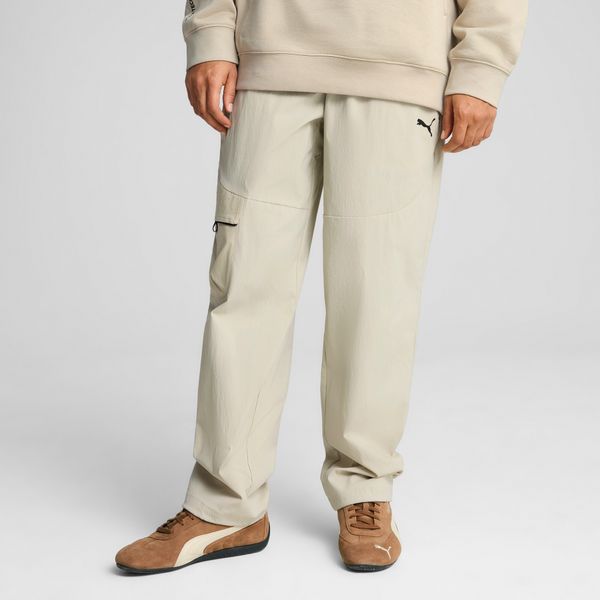 PUMA Men's PumaTECH Relaxed Cargo Pants, Beige, Size XS, Clothing