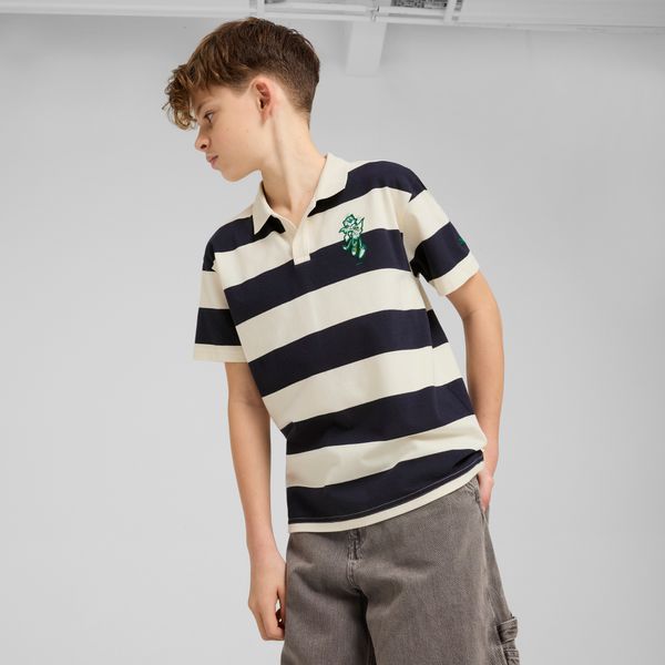 PUMA Men's SUPER Puma Polo Youth T-Shirt, White T-Shirt, Size 11-12Y T-Shirt, Clothing