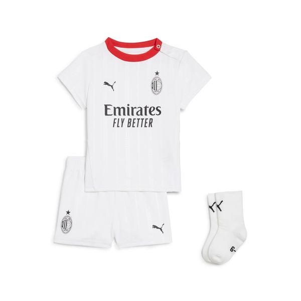 PUMA Puma AC Milan 24/25 Away Babykit Toddler, White, Size 1-2Y, Clothing