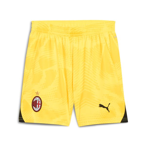 PUMA Puma AC Milan 24/25 Goalkeeper Shorts Youth, Yellow, Size 9-10Y, Clothing