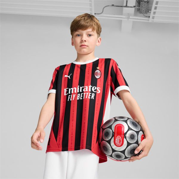 PUMA PUMA AC Milan 24/25 Home Jersey Youth, For All Time Red/Black