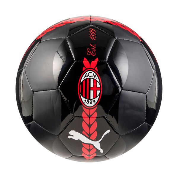 PUMA Puma AC Milan 24/25 Pre-match Football, Black, Size 5, Accessories