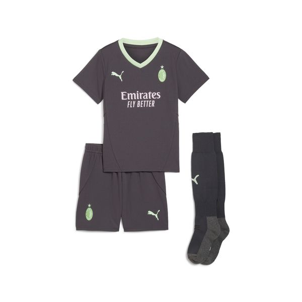 PUMA Puma AC Milan 24/25 Third Minikit Kids, Gray, Size 3-4Y, Clothing