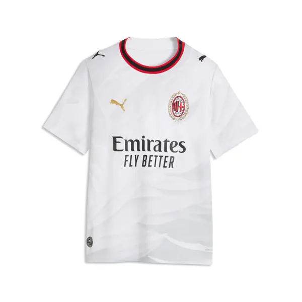 PUMA PUMA AC Milan 26/27 Away Jersey Youth, Shop, White/Victory Gold, 15-16Y