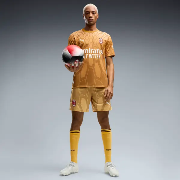PUMA PUMA AC Milan 26/27 Goalkeeper Shorts Men, Clothing, Archive Gold/Black, S