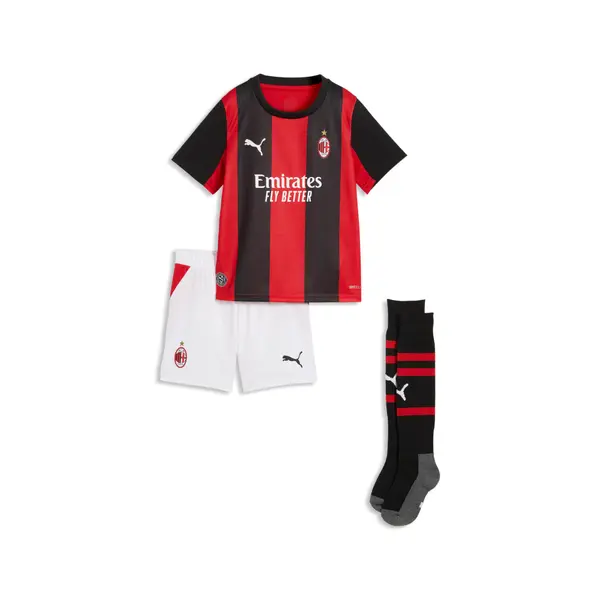 PUMA PUMA AC Milan 26/27 Home Mini Kit Kids, Shop, Black/Red, 4-5Y