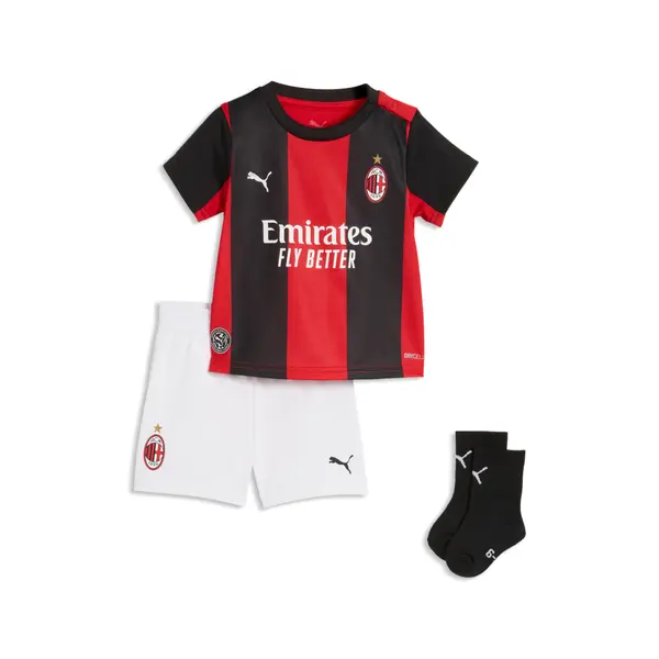 PUMA PUMA AC Milan 26/27 Home Tracksuit Youth, Shop, Black/Red, 4-6M