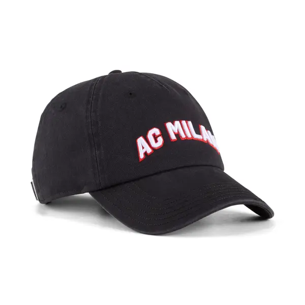 PUMA PUMA AC Milan ftblCulture Cap, Football, Black/Red, OSFA