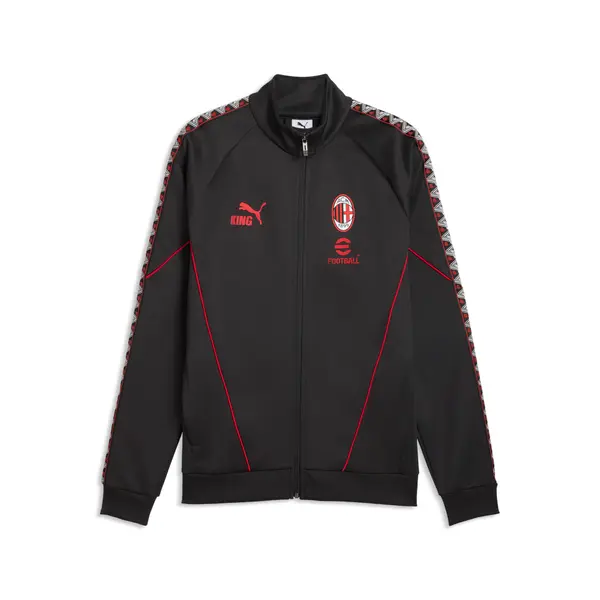 PUMA PUMA AC Milan KING Anthem Jacket Men, Sport, Flat Dark Gray/Red, S
