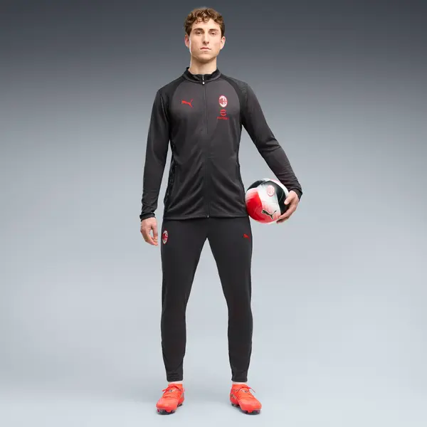 PUMA PUMA AC Milan Slim Training Pants Men, Clothing, Flat Dark Gray, S