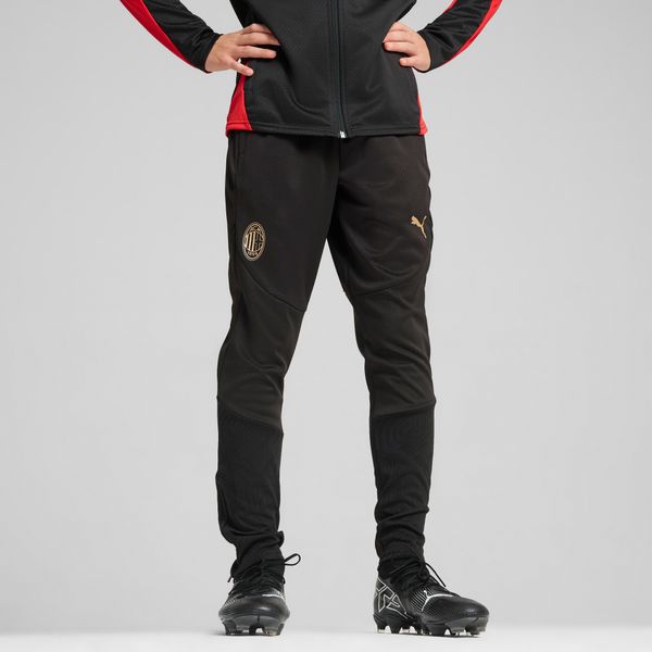 PUMA Puma AC Milan Training Pants Youth, Black, Size 11-12Y, Clothing