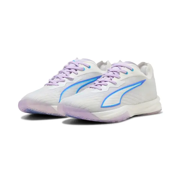 PUMA PUMA Accelerate NITRO™ SQD 5 Handball Shoes Women, Sport, White/Royal Sapphire/Light Lavender, 35.5