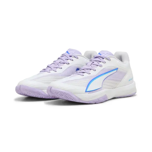 PUMA PUMA Accelerate Turbo 5 Handball Shoes Women, Women, White/Royal Sapphire/Light Lavender, 35.5