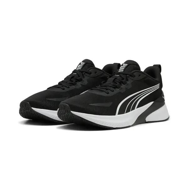 PUMA PUMA Agile Lite Training Shoes Unisex, Men, Black/White/Silver, 44