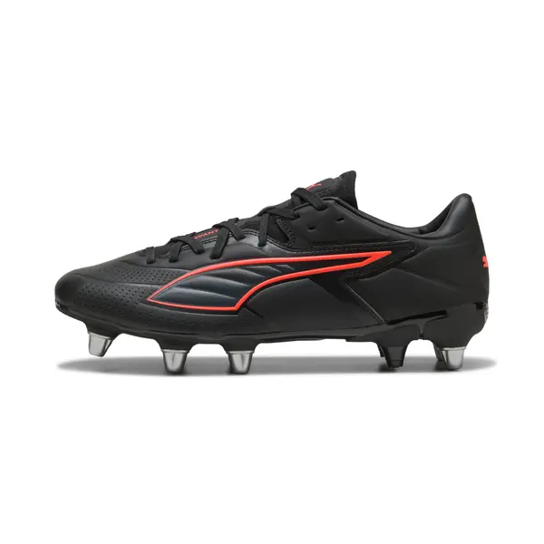 PUMA PUMA Avant PRO II H8 Rugby Boots Men, Shoes, Black/Red/Strongray, 44