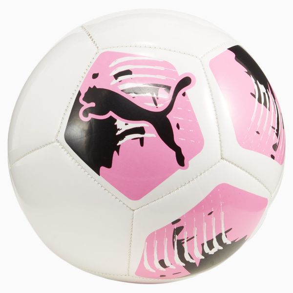 PUMA PUMA Big Cat Football Miniball, White/Poison Pink/Luminous Blue