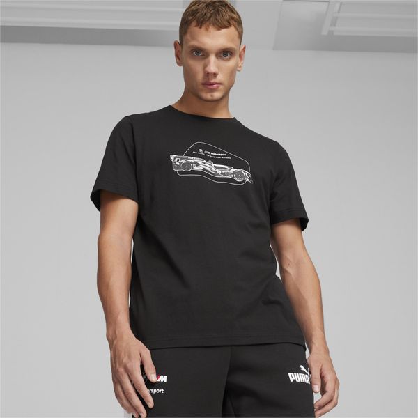 PUMA PUMA BMW M Motorsport Ess Men's Graphic T-Shirt, Black