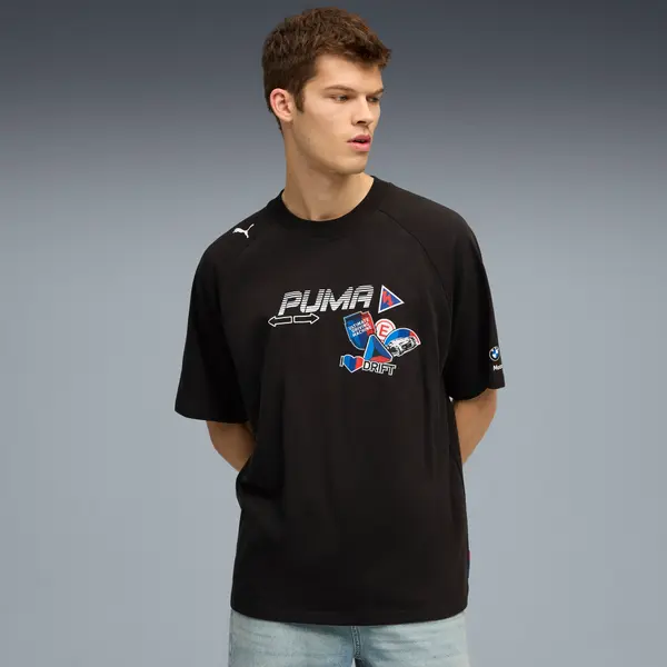PUMA PUMA BMW M Motorsport Sticker Tee Men, Clothing, Black, S