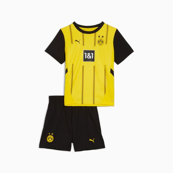 PUMA PUMA Borussia Dortmund 24/25 Home Minikit Kids, Faster Yellow/Black