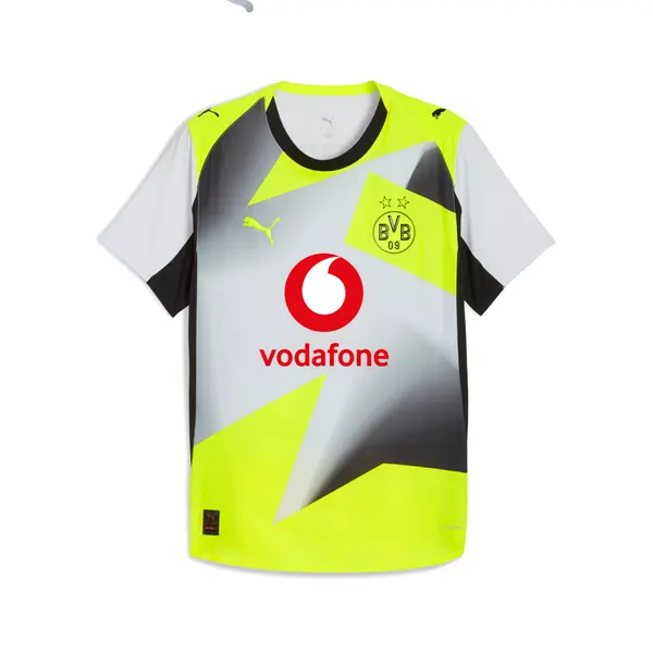 PUMA PUMA Borussia Dortmund 25/26 Authentic Away Jersey Men, Sport, Silver Mist/Yellow Alert, XS