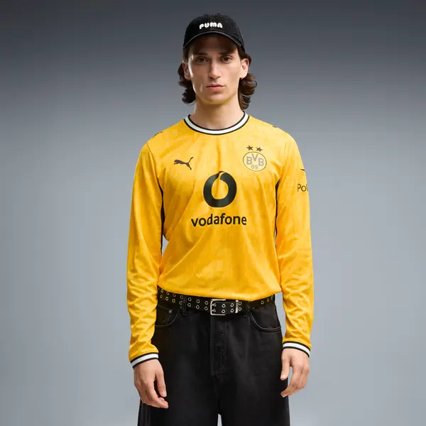 PUMA PUMA Borussia Dortmund 26/27 Home Long Sleeve Jersey Men, Clothing, Faster Yellow/Black, S